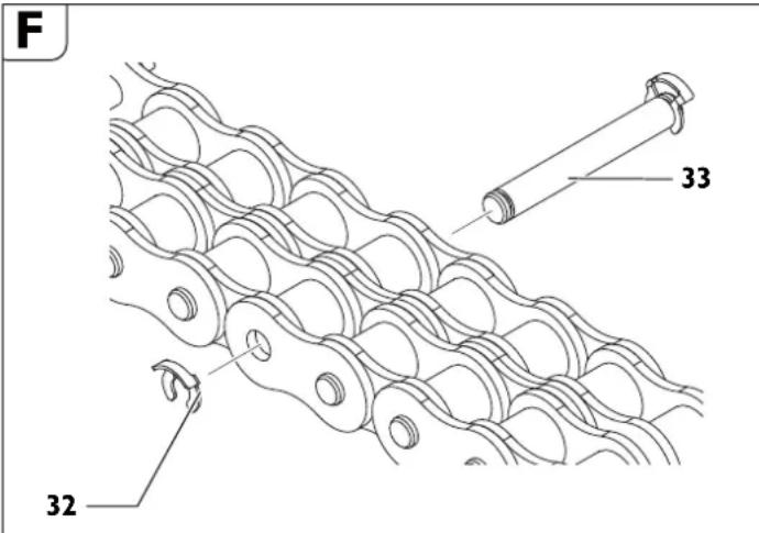 Fein RSG EX18b - Instrimento di ulteriori maglie della catena. - 1