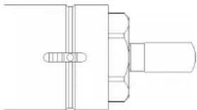 Fein RSG EX18b - Klemmen van de pijpfreesmachine op de pijp.   Aanbrengen van de schakelkettingen. - 1