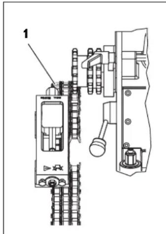 Fein RSG EX18b - Spurführung durch Führungskette - 2