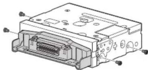 ALPINE iLXF905T6 - Install 4 hexagon bolts to secure the slider. - 1