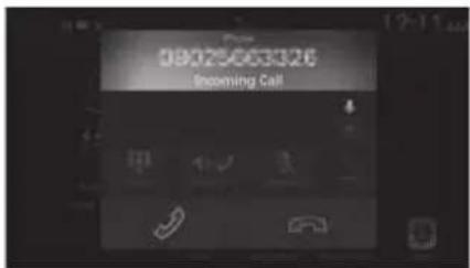 ALPINE iLXF905T6 - Answering a Call - 1
