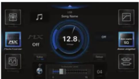 ALPINE iLX705E46 - Appuyez sur [Tone Adjust]. - 1