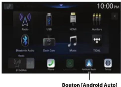 ALPINE iLX705E46 - Activation d'Android Auto - 1