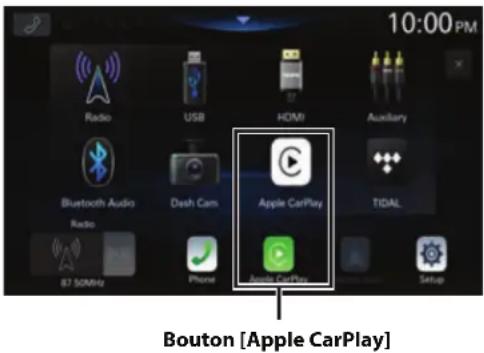 ALPINE iLX705E46 - Accès à Apple CarPlay - 1