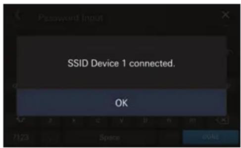 ALPINE iLX705E46 - Appuyez pour sélectionner [OK]. - 1