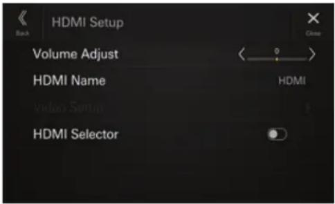 ALPINE iLX705E46 - Configuration HDMI - 1