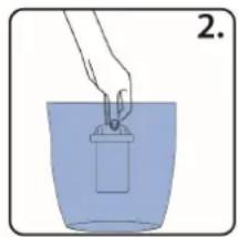 CASO HW 1660 - Vorbereitung des Wasserfilters - 2