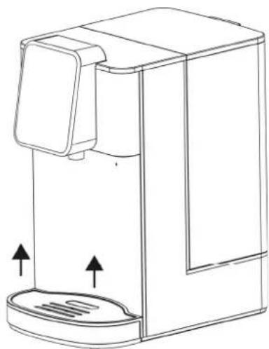 CASO HW 1660 - Tropfschale leeren - 1