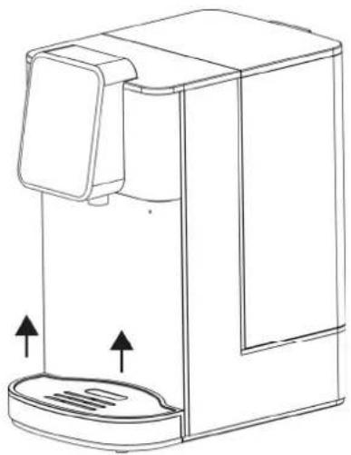 CASO HW 1660 - Water disposal from the drip tray - 1