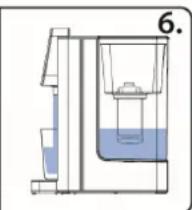 CASO HW 1660 - Vorbereitung des Wasserfilters - 6