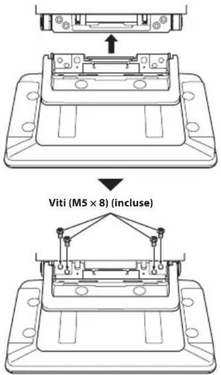 ALPINE iLXF115T6 - Installare l'unità display (iLX-F905D/ iLX-F115D) - 1