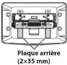 ALPINE iLXF115T6 - Fixez la plaque arrriere en l'alignant sur la position haute/basse de l'unité d'affichage. - 4