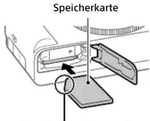 SONY ZV1F - Einsetzen des Akkus (mitgeliefert)/der Speicherkarte (getrennt erhalten) in die Kamera - 2