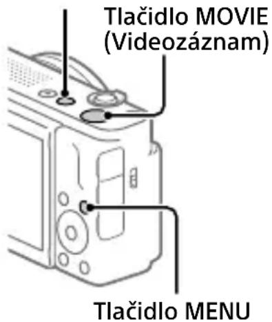 SONY ZV1F - Stlačte tlacidlo MENU a zvolte - 1