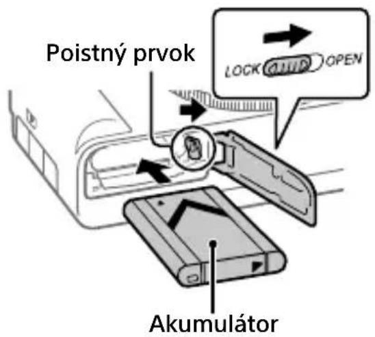 SONY ZV1F - Vlozenie akumulátora (je sučastou dodávky)/pamătovej karty (predáva sa osobitne) do fotoparátu - 1