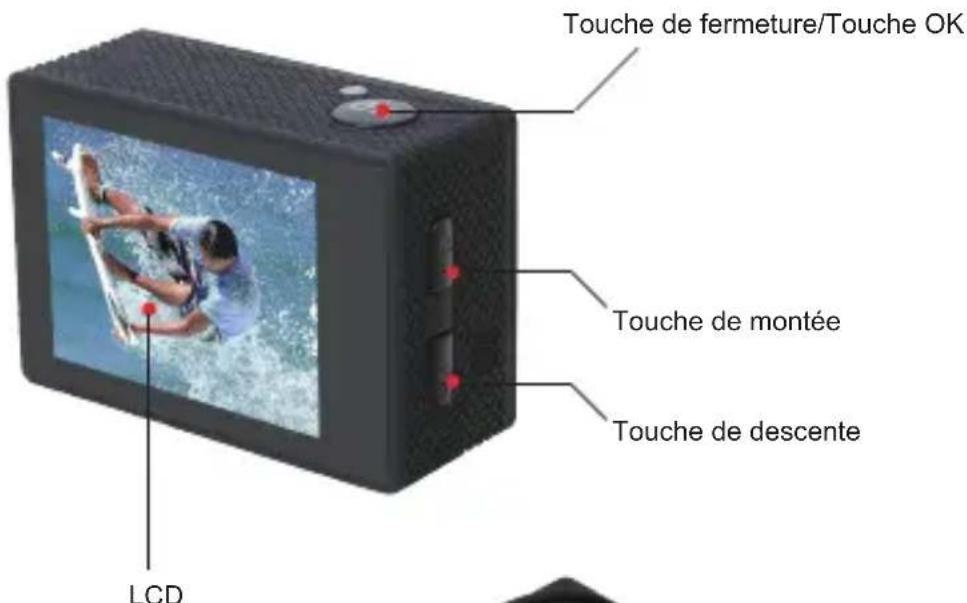 DENVER ACT321 - Présentation des composants et des touches - 3