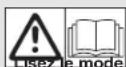 FLYMO EasiGlide Plus 330V - Symboles sur le produit : - 1