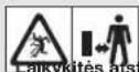 FLYMO EasiGlide Plus 330V - Simbollai ant gaminio: - 2
