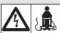 FLYMO EasiGlide Plus 330V - Symbole auf dem Produkt: - 4