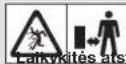 FLYMO SimpliGlide 300 - Simboliai ant gaminio: - 2