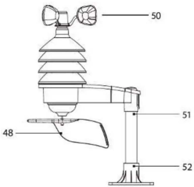 DENVER WS650 - Temperatur-/Luftfeuchtigkeits-/Windmesser - 2
