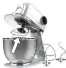 LIVOO DOP234 - Mise en place et assemblage du bol et de ses accessoires : - 4