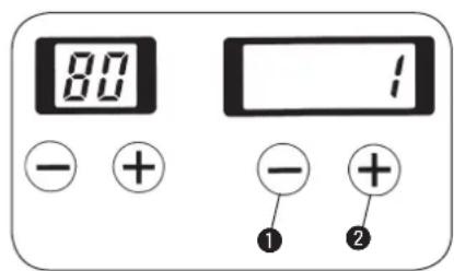 80 - + 1 - + ① ②