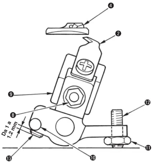 Da 1 a 1.2 mm 13 10 11 12 9 8 2 4