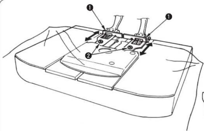 JUKI MEB3200 - Einlegen des Nähguts - 1