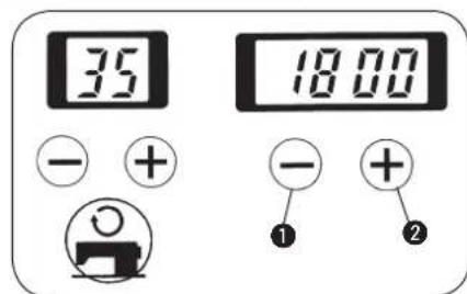 35 18:00 - + ① + ②