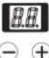 JUKI MEB3200 - Structure of the operation panel - 11