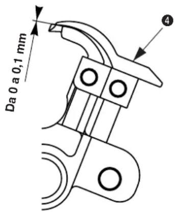 Da 0 a 0,1 mm ④