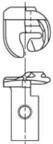 JUKI MEB3200 - 3) Type t (coupage court du fil sans ganse) – pour pantalons - 4