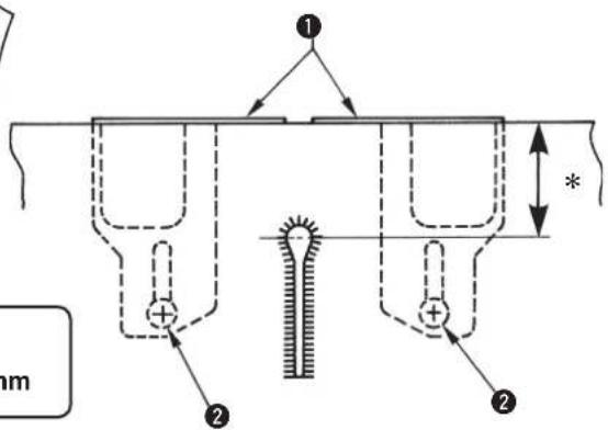 JUKI MEB3200 - Einlegen des Nähguts - 3