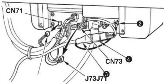 CN71 ② CN73 ④ ③ J73J7T