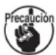 JUKI MEB3200 - PRECAUCIONES EN LA OPERACIÓN - 1