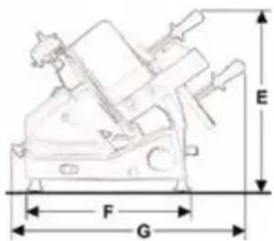 E F G
