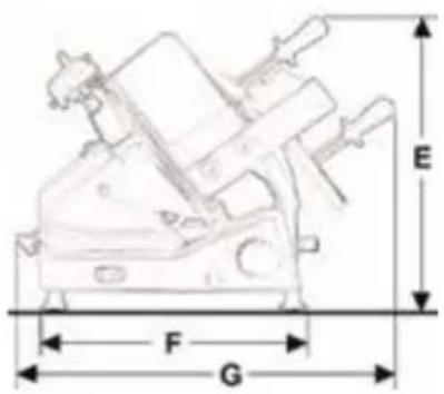 E F G