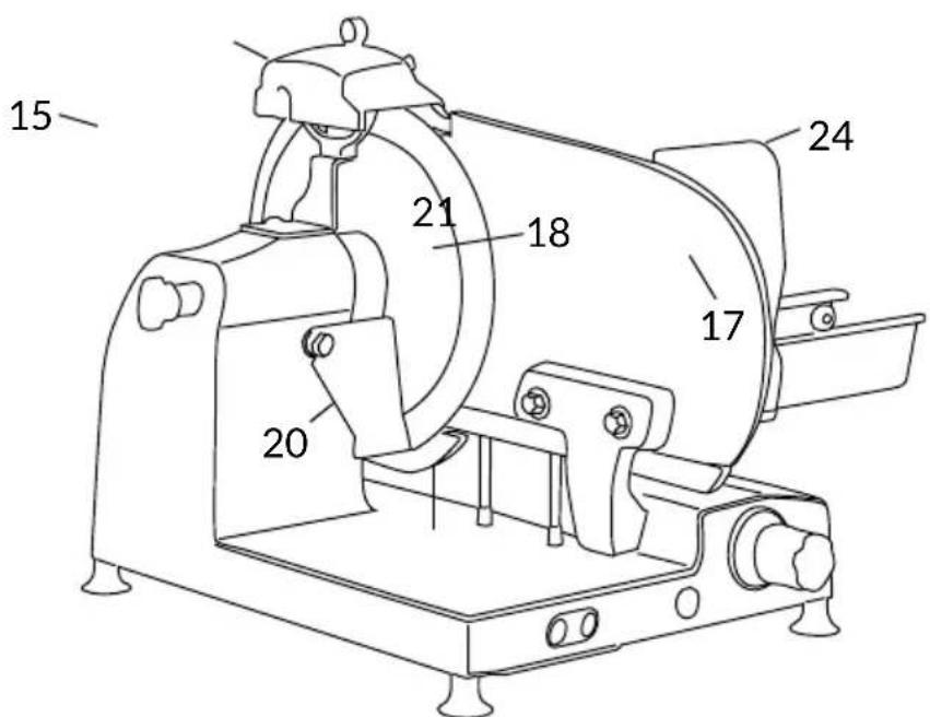 Berkel Domina Macelleria SLH315 - MAIN COMPONENTS - 2