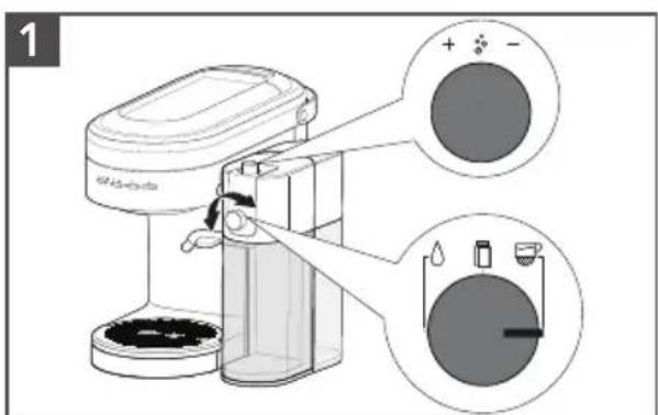 KITCHENAID KESMK5SX - Cómo ensamblar la jarra de leche: - 5