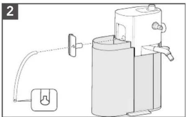 KITCHENAID KESMK5SX - Cómo ensamblar la jarra de leche: - 1