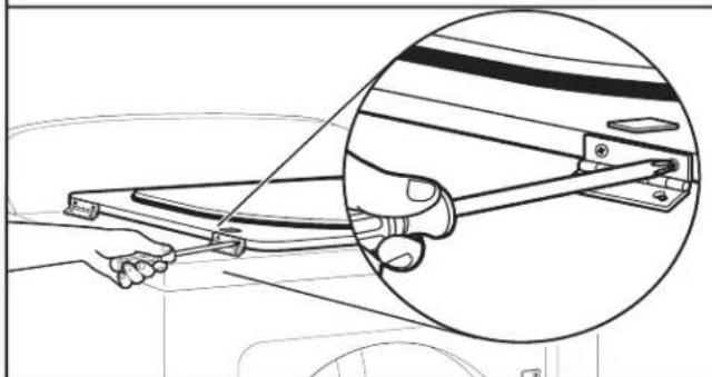 AMANA 4396037RP - Fixer les charnières de porte - 1