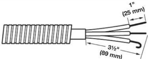 AMANA 4396037RP - Prepare your 3-wire cable for direct connection - 1