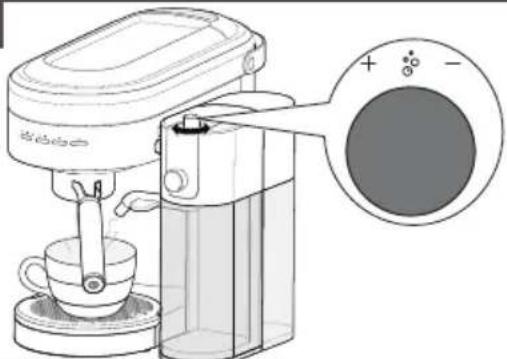 KITCHENAID KESMK4DG - Cómo ensamblar la jarra de leche: - 8