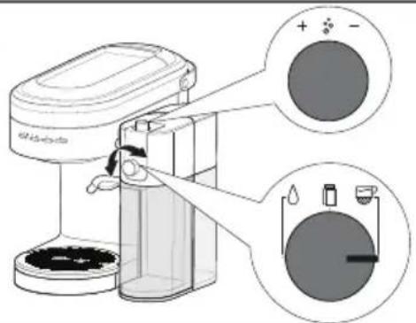 KITCHENAID KESMK4DG - Cómo ensamblar la jarra de leche: - 5