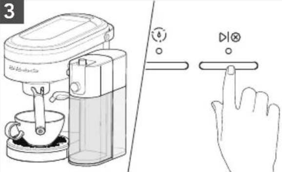 KITCHENAID KESMK4DG - Cómo ensamblar la jarra de leche: - 7