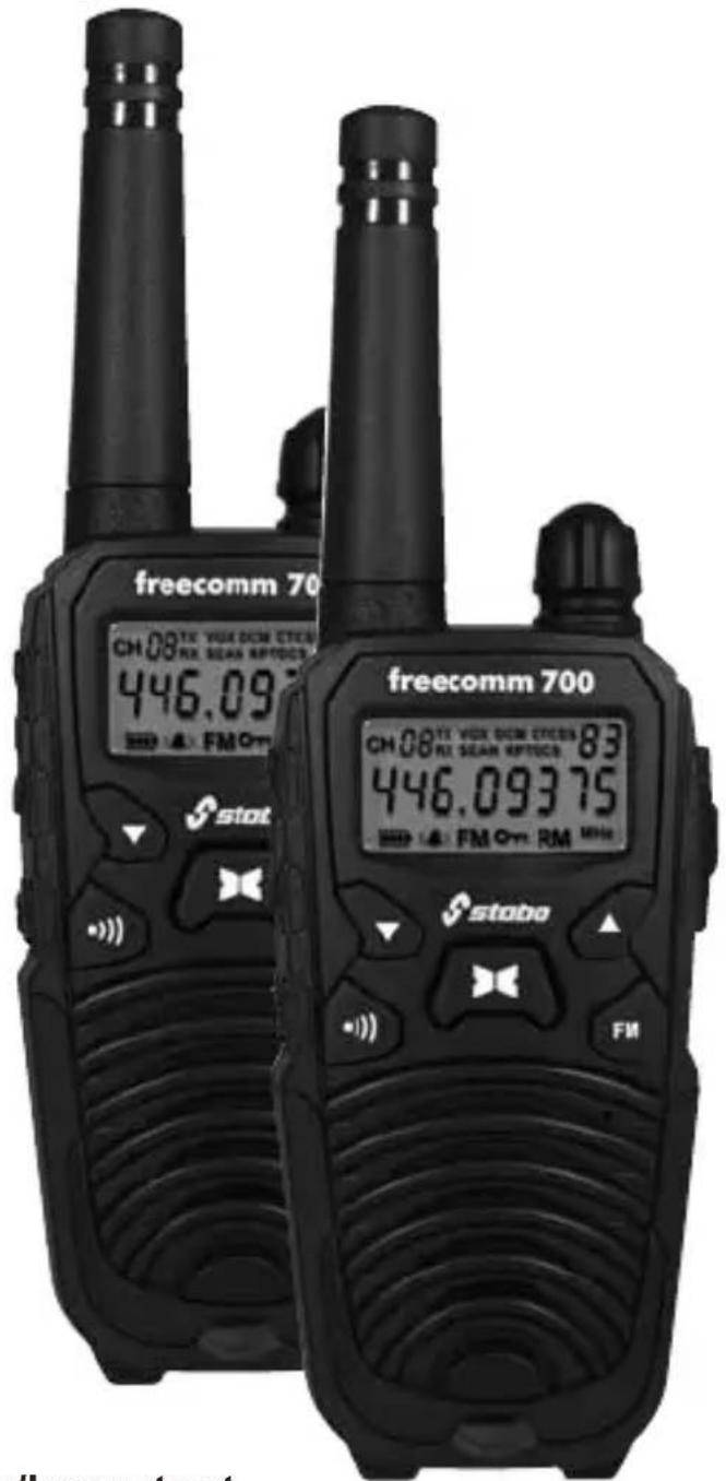 freecomm 70 CH:08 TX VIX DCM CT/CS RX SEAN RPT/CS 446.09 FM On stot freecomm 700 CH:08 TX VIX DCM CT/CS 83 RX SEAN RPT/CS 446.09375 FM On RM On stabo FM