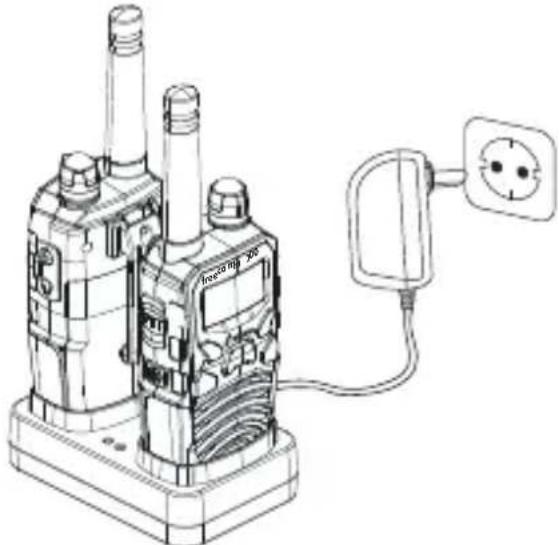 STABO Freecomm 700 - Chargement des cellules de batterie dans le chargeur - 1