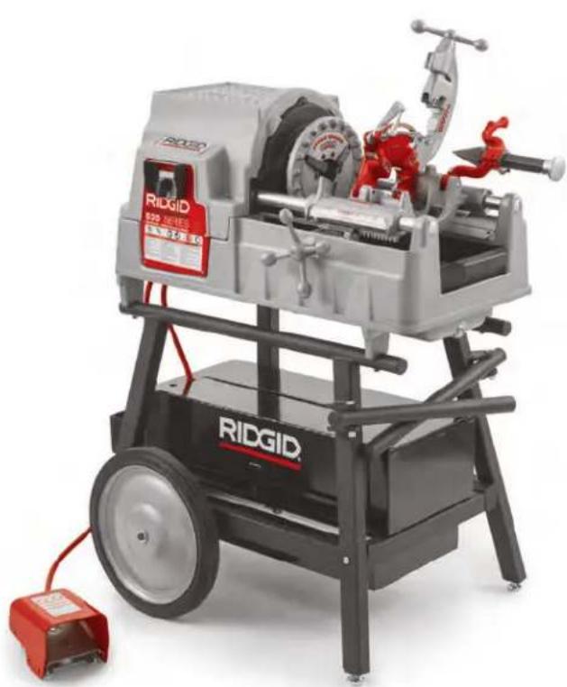 RIDGID 535 - Manual Chuck/535 Auto Chuck Threading Machines - 1