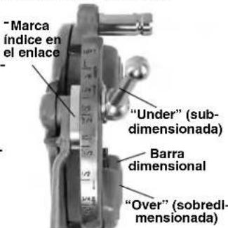 RIDGID 1224 - Ajuste del tamaño de la rosca - 1